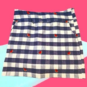 Sara Studio Gingham Skort
